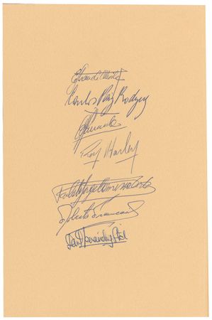 Lot #169 Alive: Andes Survivors: Survivors of the ‘Miracle in the Andes’ sign their story - Image 3