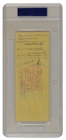 Lot #316 Albert Schweitzer Check - Image 2
