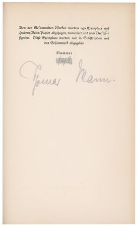 Lot #581 Thomas Mann Book - Image 2