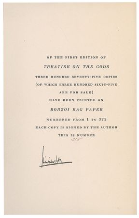 Lot #588 H. L. Mencken Book - Image 1