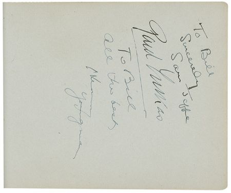 Lot #1006 Autograph Book: Jesse Owens and several 1936 Olympians join Jack Dempsey and 1930s acting elite - Image 2