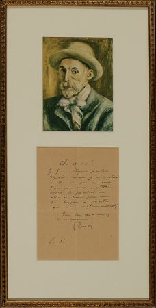 Lot #607 Pierre-Auguste Renoir: Renoir plans to leave for Nice - Image 1