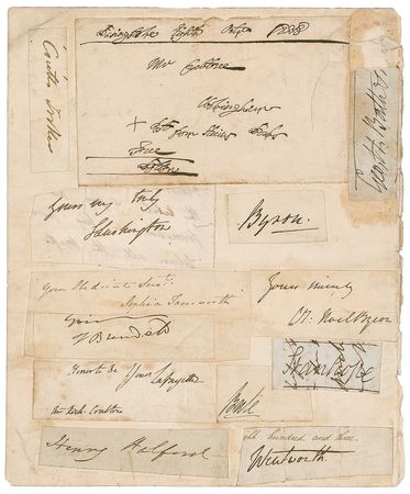 Lot #517 Lord Byron: A choice Byron signature - Image 1