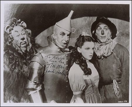 Lot #1336 Wizard of Oz: Bolger and Haley Signed Photographs - Image 1