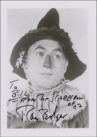 Lot #1336 Wizard of Oz: Bolger and Haley Signed Photographs - Image 2