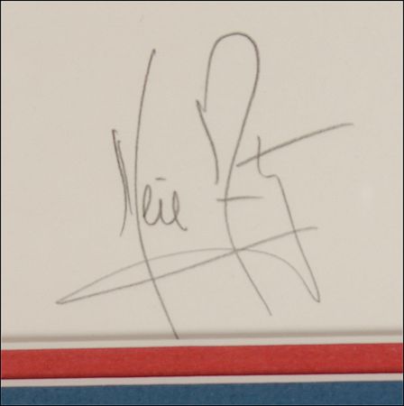 Lot #431 Neil Armstrong: Desirable 1976 Calle litho - Image 2