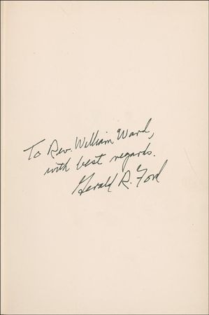 Lot #49 Gerald Ford Book - Image 1