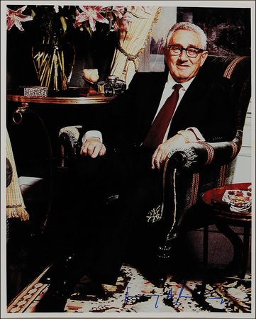 Lot #269 Henry Kissinger Ball and Signed Photograph - Image 2