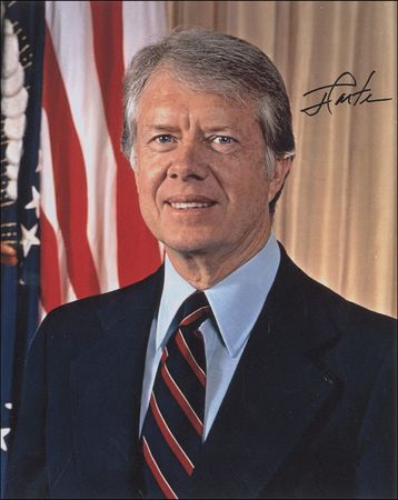 Lot #20 Jimmy and Rosalynn Carter Signed