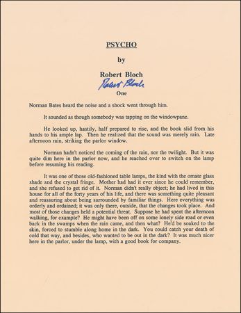 Lot #507 Robert Bloch - Image 2