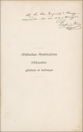 Lot #213 Porfirio Diaz Book - Image 1