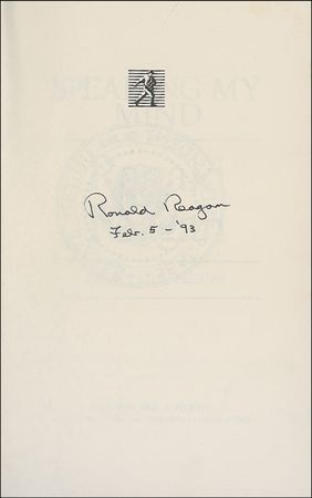 Lot #130 Ronald Reagan Book - Image 1
