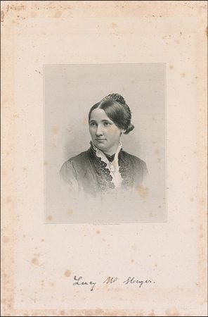Lot #64 Rutherford B. and Lucy Hayes Engravings - Image 2