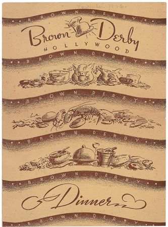 Lot #1172 Rita Hayworth and Orson Welles: Hayworth and Welles make their mark on the Brown Derby - Image 1