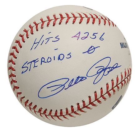 Lot #1572 Pete Rose and Jose Canseco Baseball - Image 1