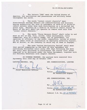 Lot #755 Beatles: Paul McCartney: McCartney finds his way home to Capitol Records - Image 2