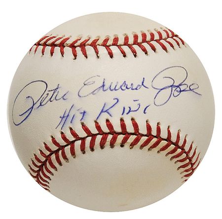 Lot #1577 Pete Rose Baseballs - Image 1