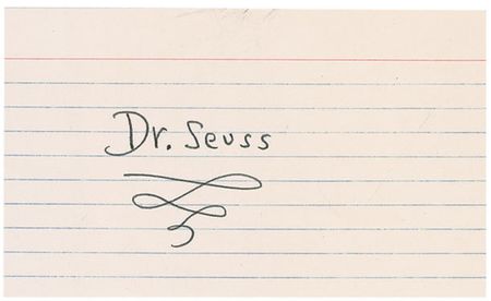 Lot #620 Dr. Seuss Signatures - Image 2