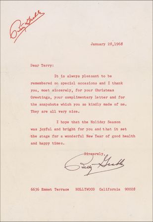 Lot #1160 Betty Grable - Image 1