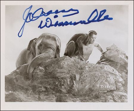 Lot #1328 Johnny Weissmuller Signed Photographs - Image 2