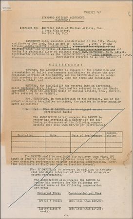 Lot #1235 Alicia Markova Signed Document - Image 1