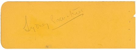 Lot #1164 Sydney Greenstreet and George Raft Signatures - Image 2