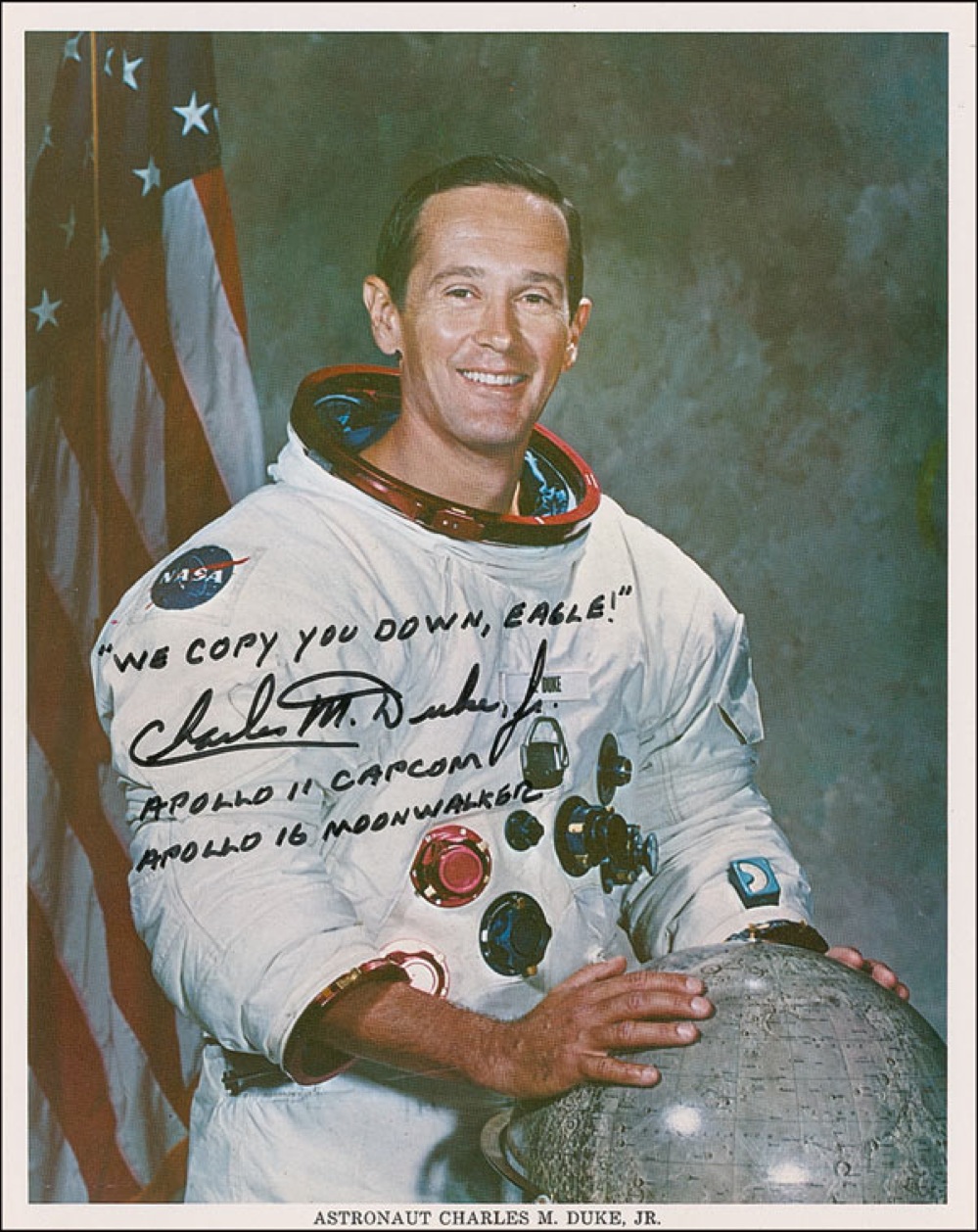 アポロ16号　Charlie Duke 50年後、ある男と彼の宇宙船。チャールズ・デュークは、アポロ16号