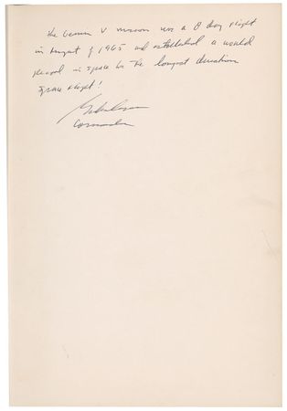 Lot #182 Gordon Cooper - Image 2