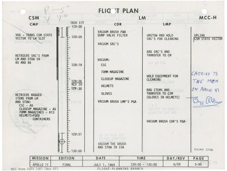 Lot #381 Buzz Aldrin and Michael Collins - Image 1