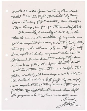 Lot #520 Fred Haise - Image 2