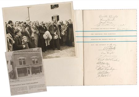 Lot #33 Orville Wright and Henry Ford - Image 1