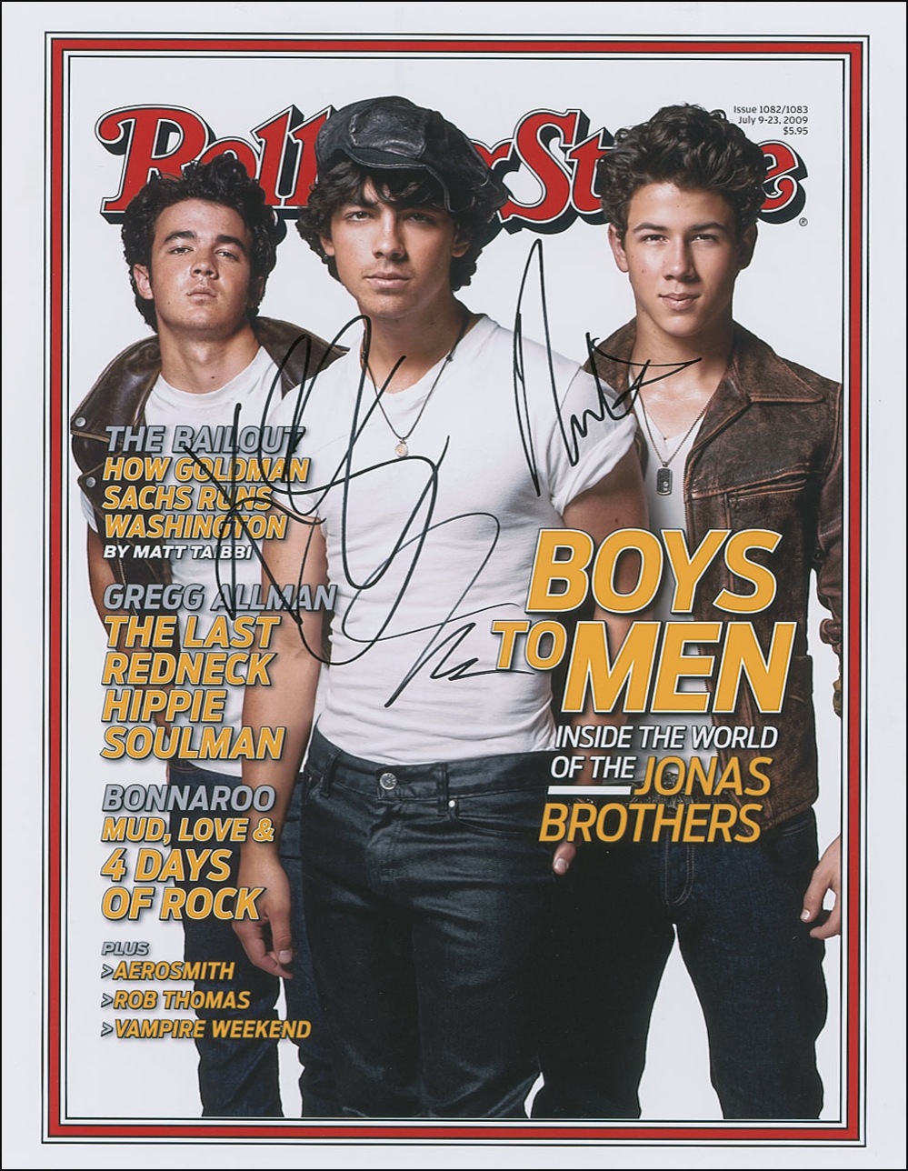 Jonas Brothers Signed Photograph | RR Auction