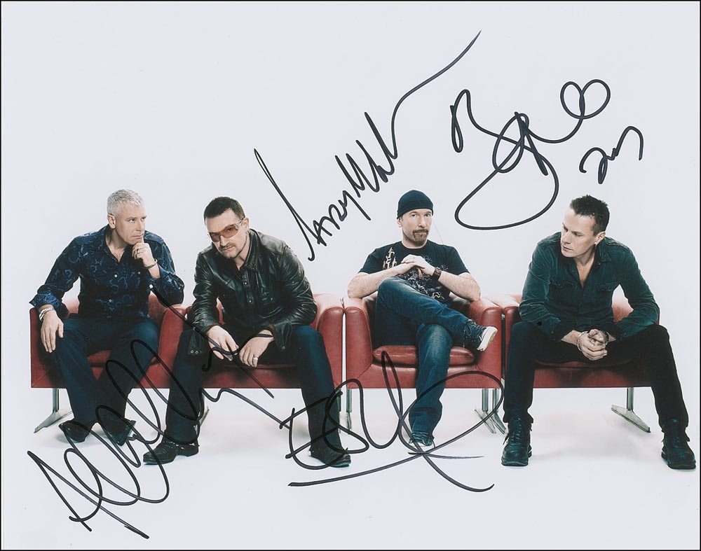 U2 Signed Photograph | RR Auction