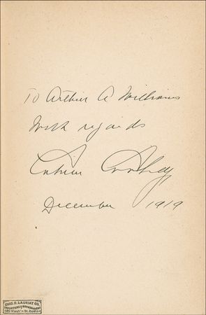 Lot #23 Calvin Coolidge: Coolidge signs a