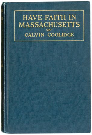 Lot #23 Calvin Coolidge: Coolidge signs a collection of his Massachusetts speeches - Image 2