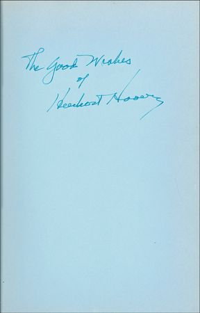 Lot #62 Herbert Hoover: Hoover signs all three volumes of his memoirs - Image 1