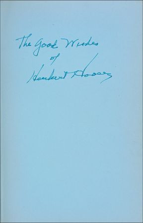 Lot #62 Herbert Hoover: Hoover signs all three volumes of his memoirs - Image 5