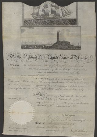 Lot #87 James Madison Signed Document - Image 2