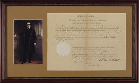 Lot #7 Chester A. Arthur: President Arthur