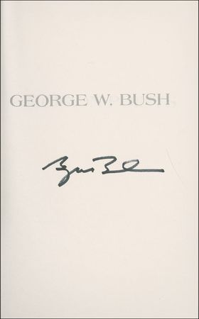 Lot #12 George W. Bush Book