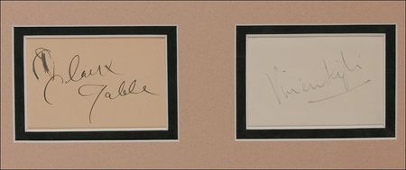 Lot #1236 Gone With the Wind: Gable and Leigh Signatures - Image 2