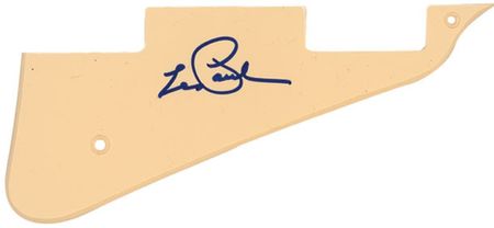 Lot #920 Les Paul Signed Photograph and Pickguard - Image 2