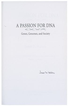 Lot #225 DNA: James D. Watson Book - Image 1