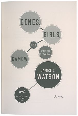Lot #226 DNA: James D. Watson Book - Image 1