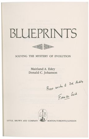Lot #221 DNA: Francis Crick Book - Image 1