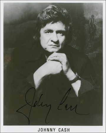 Lot #782 Johnny and June Carter Cash Signed Photographs - Image 1