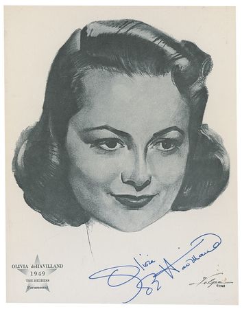 Lot #1160 Olivia de Havilland Volpe Print - Image 1