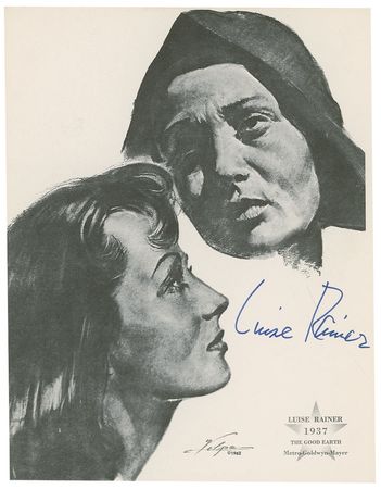 Lot #1387 Luise Rainer Volpe Print - Image 1