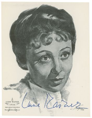 Lot #1387 Luise Rainer Volpe Print - Image 2