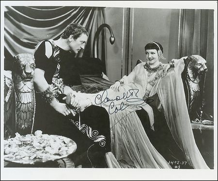 Lot #1136 Claudette Colbert Signed Photographs - Image 1